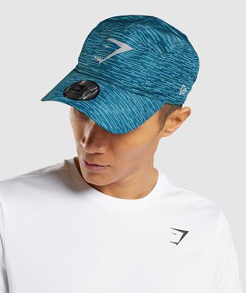 Sombreros Gymshark New Era GS Tech Cap Accessories Turquesa | MX_2804YXF