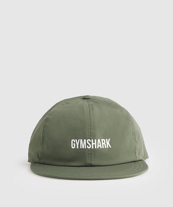 Sombreros Gymshark Planos Peak Cap Accessories Verde Oliva | MX_2823NWY