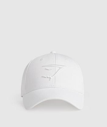 Sombreros Gymshark Sharkhead Cap Accessories Blancos | MX_2850NWY