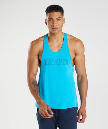 Stringers Gymshark Block Hombre Grises Oscuro Azules | MX_3341LIS