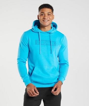 Sudadera Con Capucha Gymshark Block Hombre Grises Oscuro Azules | MX_3474AHK