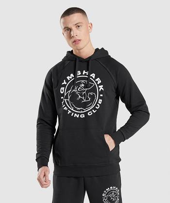 Sudadera Con Capucha Gymshark Legacy Hombre Negros | MX_3454PJJ