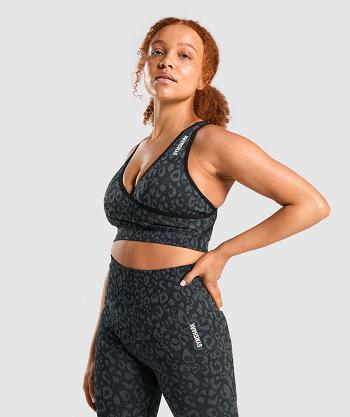 Sujetadores Deportivos Gymshark Adapt Animal Seamless Mujer Negros | MX_4052JPQ