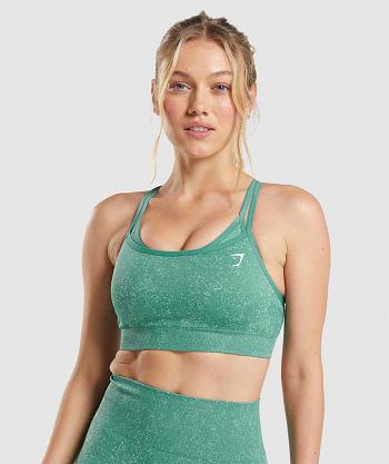 Sujetadores Deportivos Gymshark Adapt Fleck Seamless Mujer Verdes | MX_4105AHK