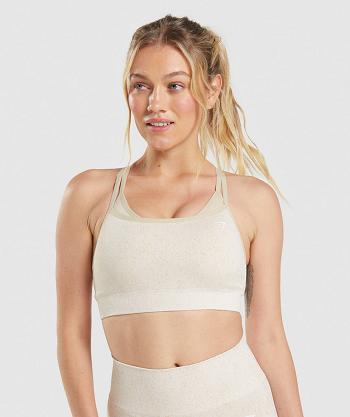 Sujetadores Deportivos Gymshark Adapt Fleck Seamless Mujer Blancos | MX_4134DFM