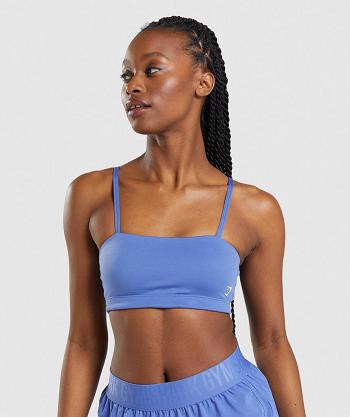 Sujetadores Deportivos Gymshark Bandeau Mujer Azules | MX_4116CTV