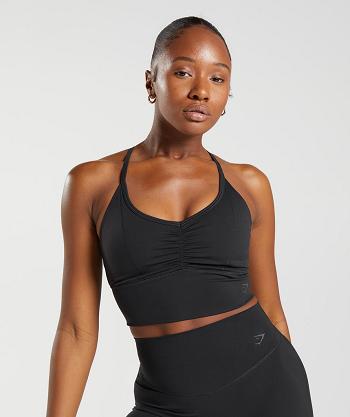 Sujetadores Deportivos Gymshark Elevate Longline Mujer Negros | MX_4189HAP