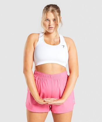 Sujetadores Deportivos Gymshark Essential Racer Back Mujer Blancos | MX_4141ZUT