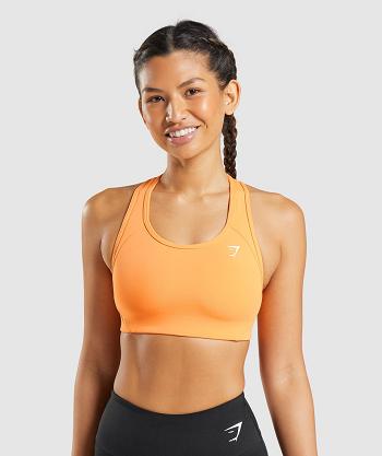 Sujetadores Deportivos Gymshark Essential Racer Back Mujer Albaricoque Naranjas | MX_4144VRW