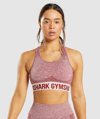 Sujetadores Deportivos Gymshark Flex Mujer Vino | MX_4161GSO