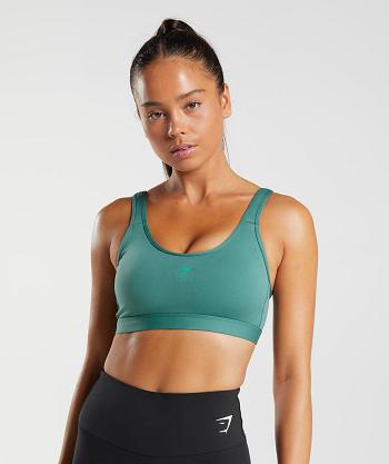 Sujetadores Deportivos Gymshark Fraction Mujer Verdes | MX_4127UZG