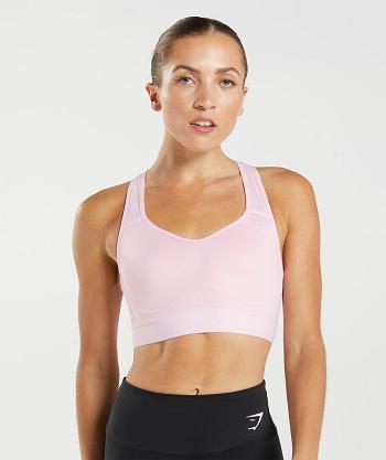 Sujetadores Deportivos Gymshark Ligeros High Support Mujer Rosas | MX_4175EBC