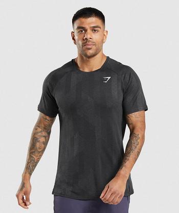 T Shirts Gymshark Apex Hombre Negros Grises | MX_3138AHK