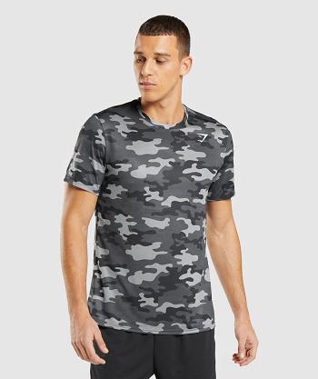 T Shirts Gymshark Arrival Hombre Grises | MX_3097GSO