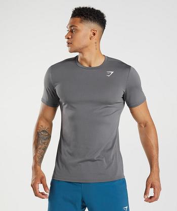 T Shirts Gymshark Arrival Hombre Grises | MX_3254RVD