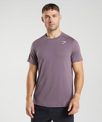 T Shirts Gymshark Arrival Hombre Morados | MX_3266GSO