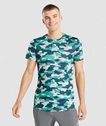 T Shirts Gymshark Arrival Hombre Turquesa | MX_3165SGL