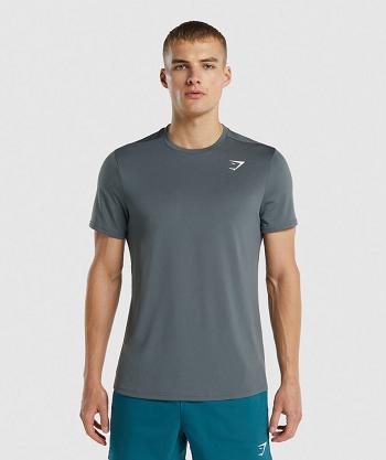 T Shirts Gymshark Arrival Regular Fit Hombre Grises | MX_3187ILH