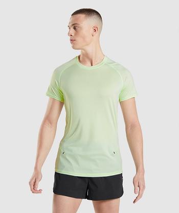 T Shirts Gymshark Speed Evolve Hombre Verdes | MX_3096FDN