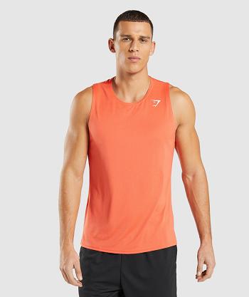 Tank Top Gymshark Arrival Hombre Naranjas | MX_3028JPQ