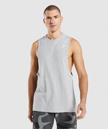 Tank Top Gymshark Critical 2.0 Drop Arm Hombre Grises Claro | MX_2993MQZ