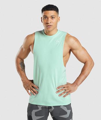 Tank Top Gymshark Critical Drop Arm Hombre Azules | MX_3005ZUT