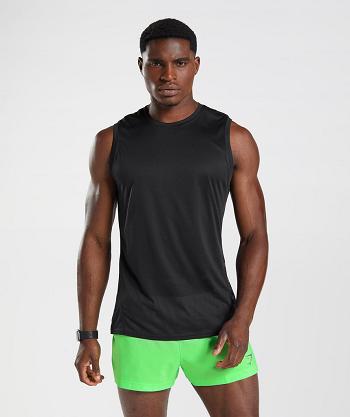 Tank Top Gymshark Deporte Hombre Negros Negros | MX_3059XYU