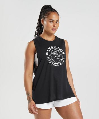 Tank Top Gymshark Legacy Mujer Negros | MX_3987CTV