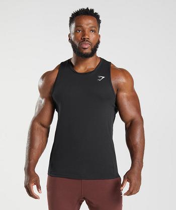 Tank Top Gymshark React Hombre Negros | MX_3081NWY