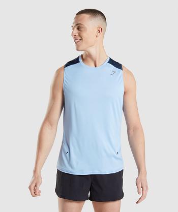 Tank Top Gymshark Speed Evolve Hombre Azules | MX_3023SGL