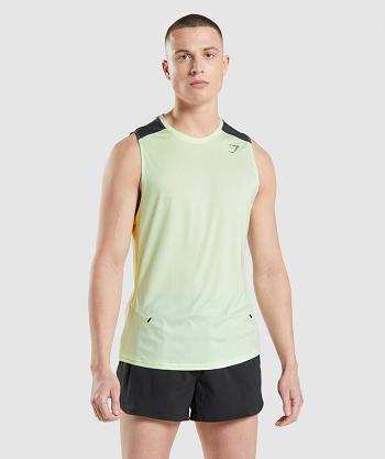 Tank Top Gymshark Speed Evolve Hombre Verdes | MX_3018UZG