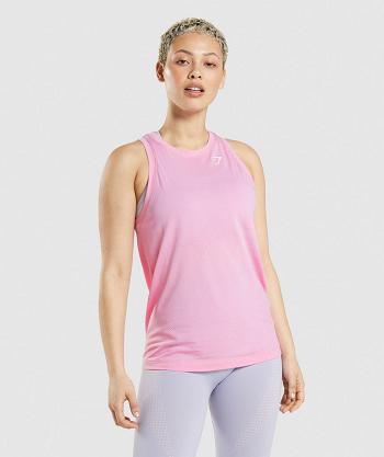 Tank Top Gymshark Vital Seamless 2.0 Light Loose Mujer Rosas | MX_3988VRW