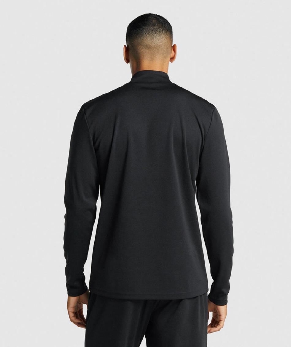 Accessories Gymshark Arrival 1/4 Zip Pullover Hombre Negros | MX_3500RVD