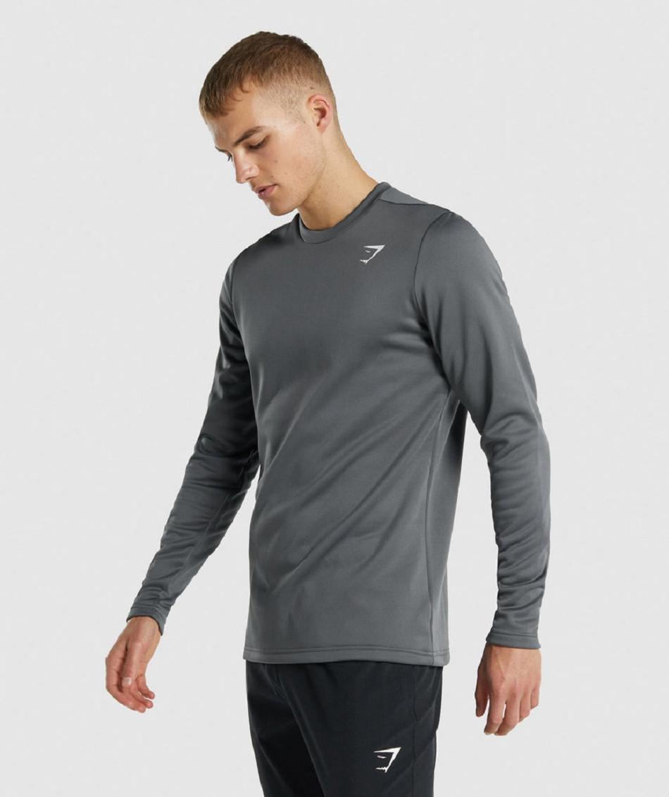 Accessories Gymshark Arrival Crew Sweatshirt Hombre Grises | MX_3501TCE