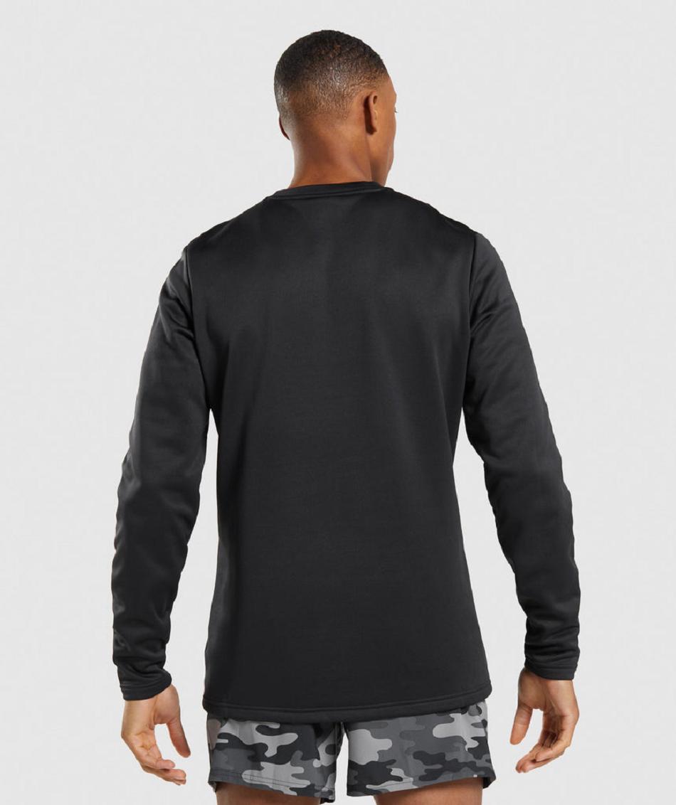 Accessories Gymshark Arrival Crew Sweatshirt Hombre Negros | MX_3520VRW