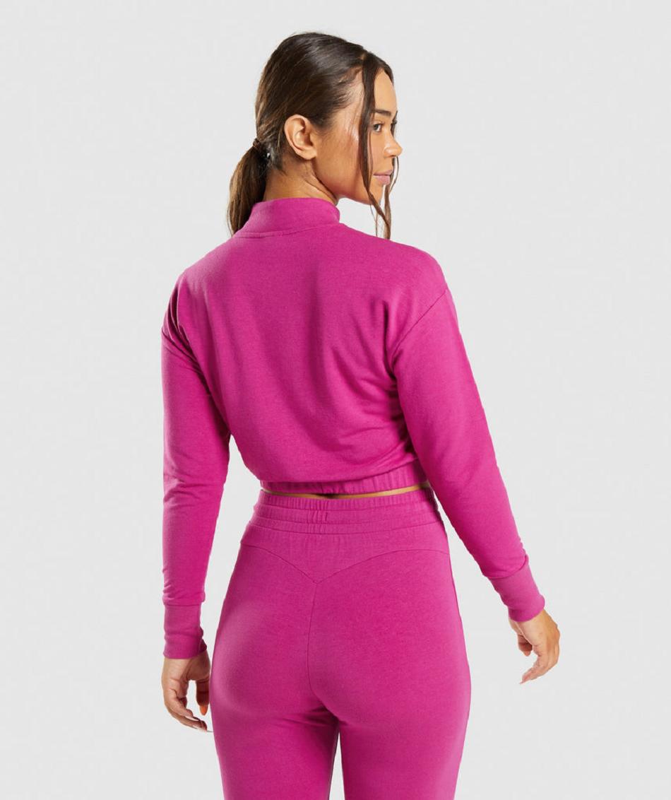 Accessories Gymshark Entrenamiento Pippa Pullover Mujer Rosas | MX_4533VRW