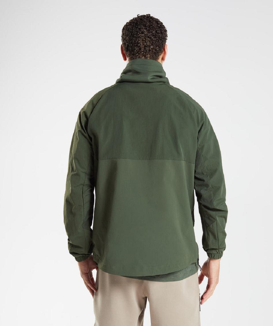 Accessories Gymshark Retake Anorak Hombre Verde Oliva | MX_3521BEX