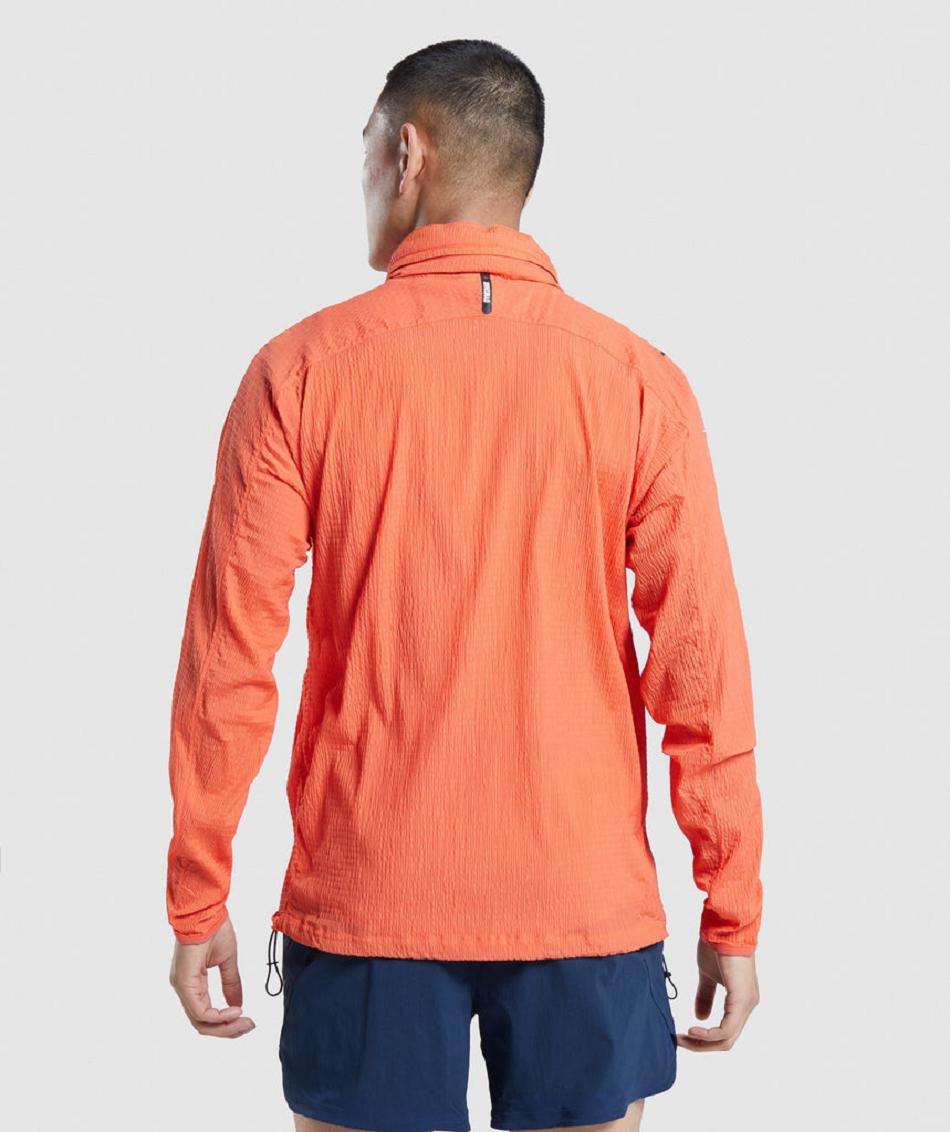 Accessories Gymshark Speed Evolve Windbreaker Hombre Naranjas | MX_3496MQZ