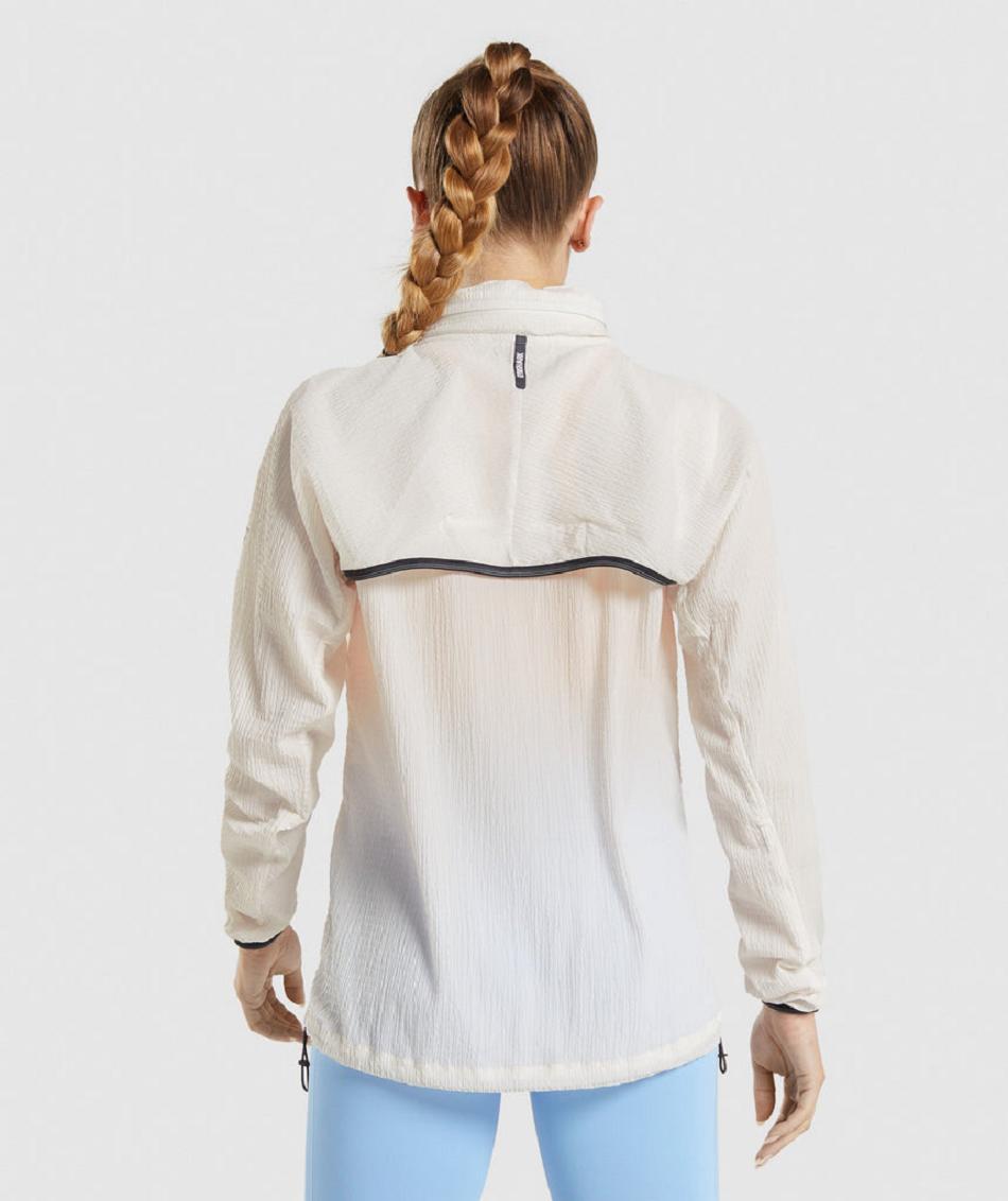 Accessories Gymshark Speed Windbreaker Mujer Blancos | MX_4545OKI