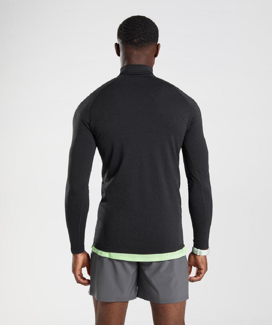 Accessories Gymshark Vital Light 1/4 Zip Hombre Negros Grises | MX_3510DFM