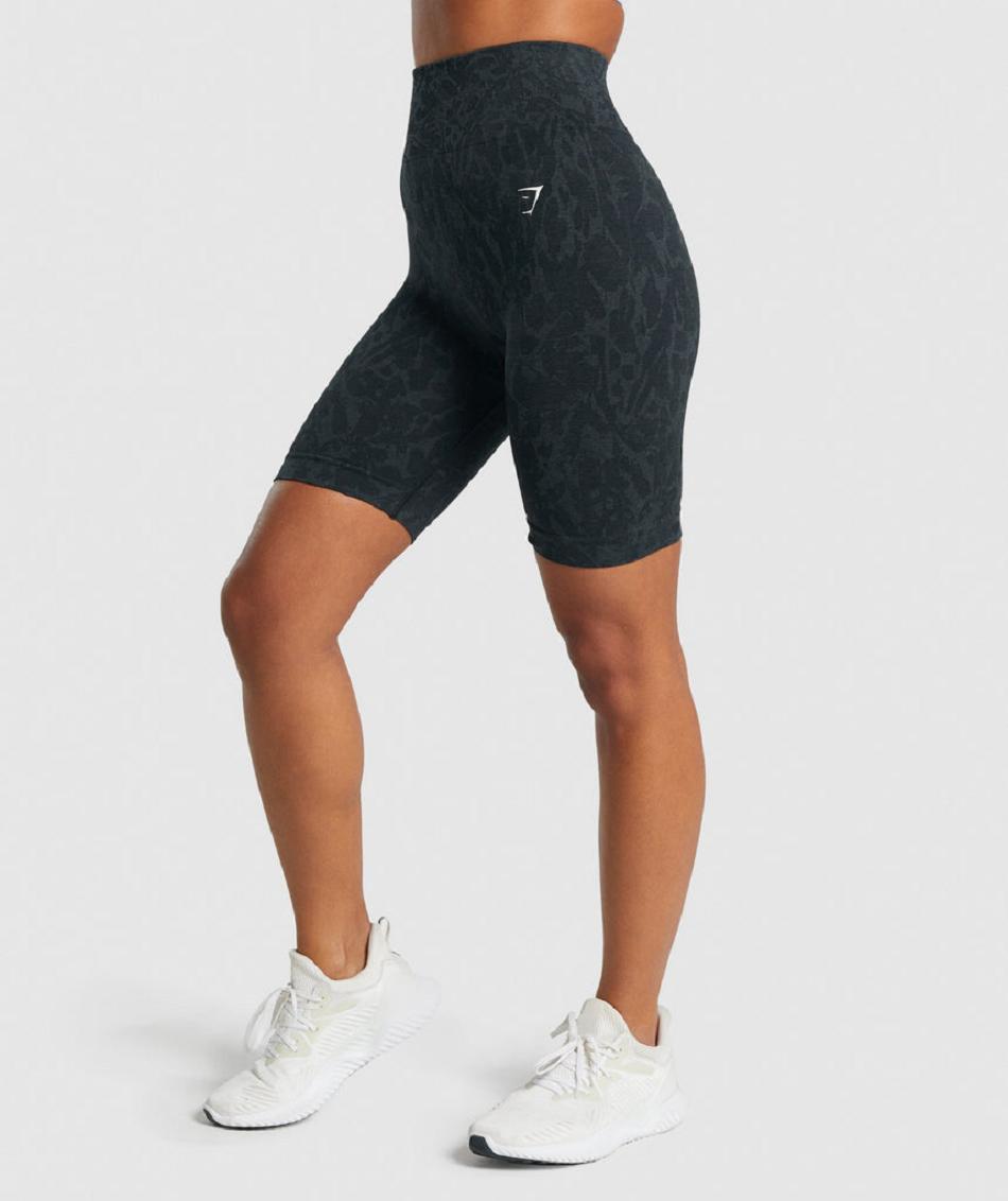 Bermudas Gymshark Adapt Animal Seamless Cycling Mujer Negros | MX_4595UZG