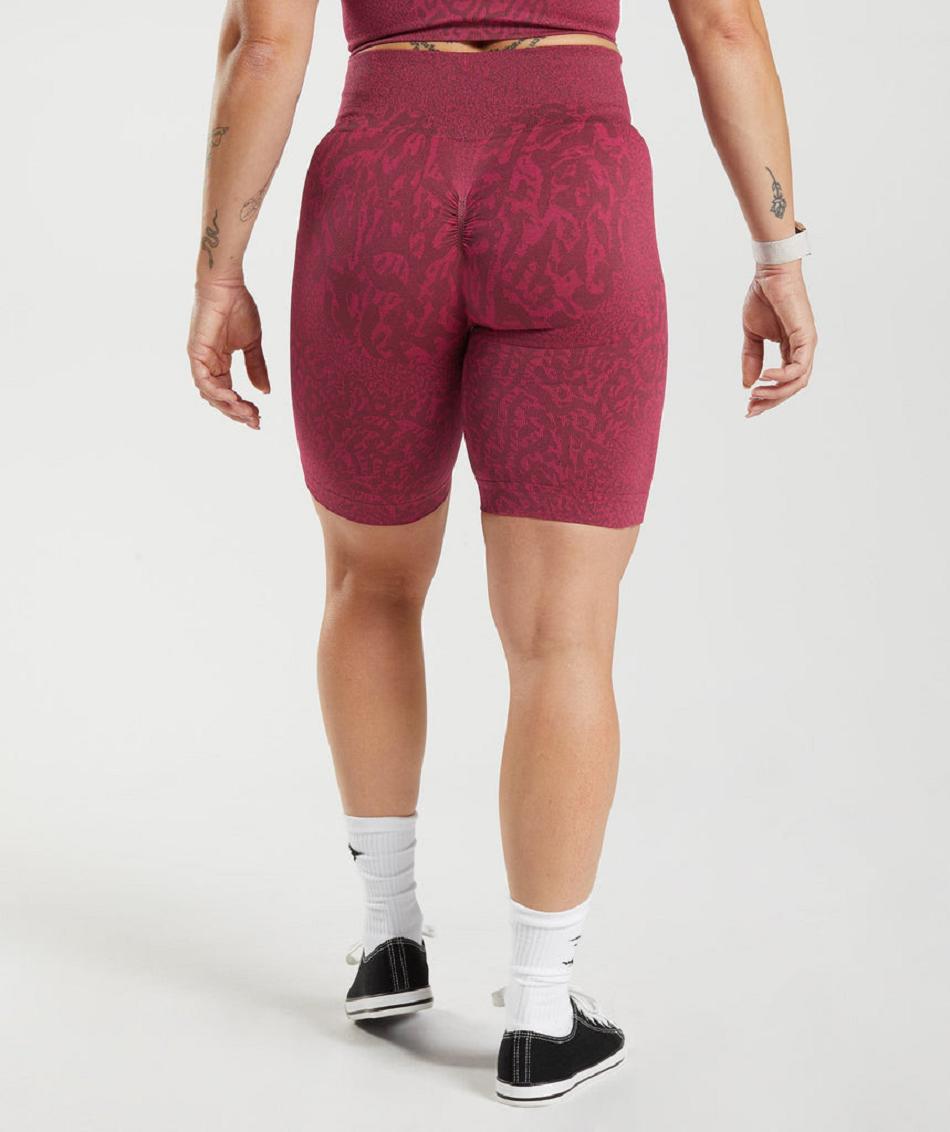 Bermudas Gymshark Adapt Animal Seamless Cycling Mujer Rosas Marrom | MX_4605HAP