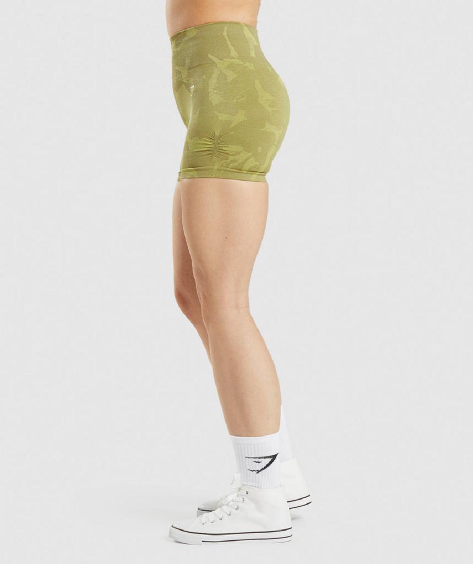 Bermudas Gymshark Adapt Camo Seamless Mujer Verdes | MX_4601SGL