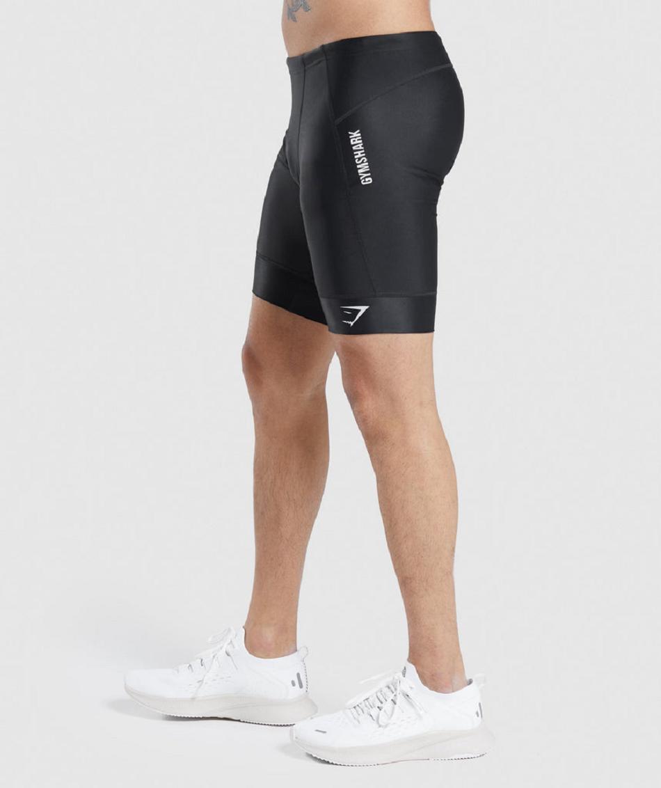 Bermudas Gymshark Apex Multi Hombre Negros | MX_3551EBC