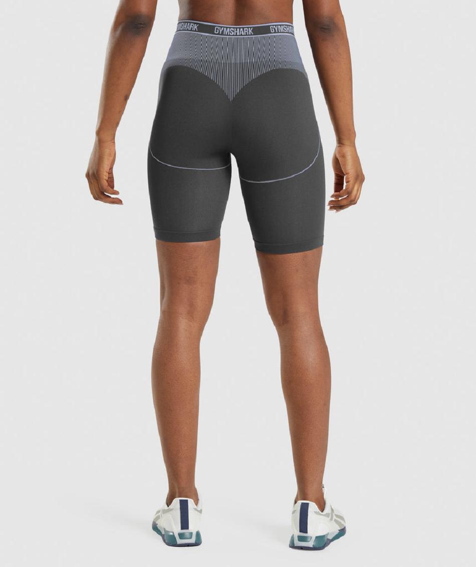 Bermudas Gymshark Apex Seamless High Rise Corta Mujer Negros Grises Lavanda Azules | MX_4597OKI