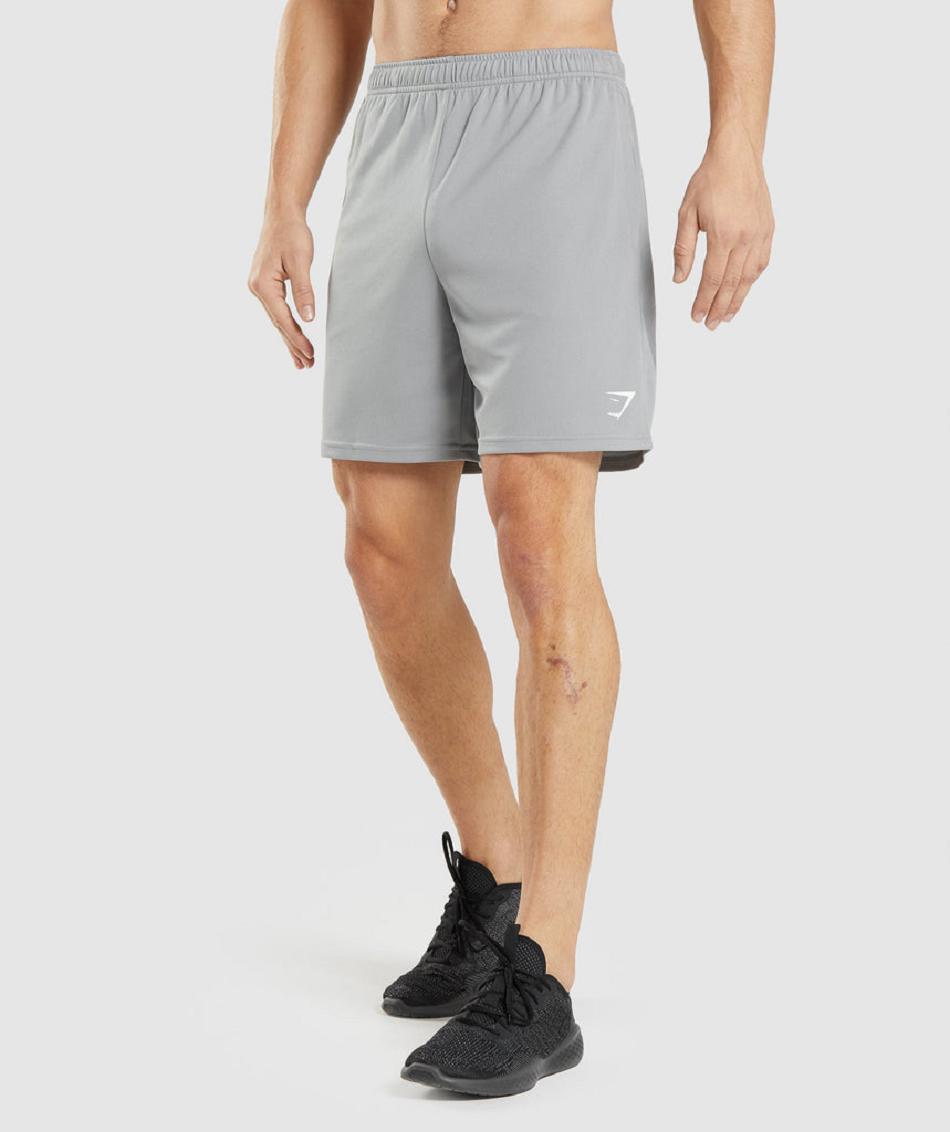 Bermudas Gymshark Arrival De Punto Hombre Grises | MX_3636JPQ