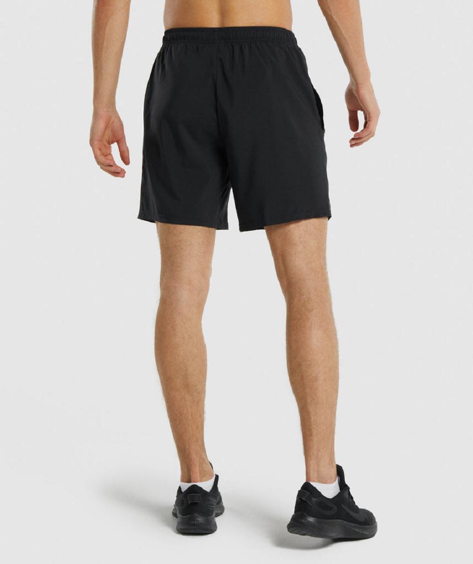 Bermudas Gymshark Arrival Hombre Negros | MX_3649VRW