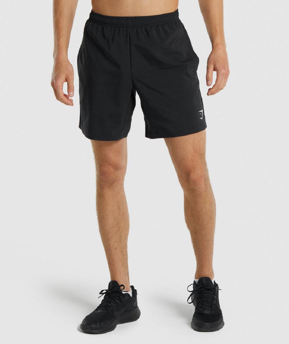 Bermudas Gymshark Arrival Hombre Negros | MX_3649VRW