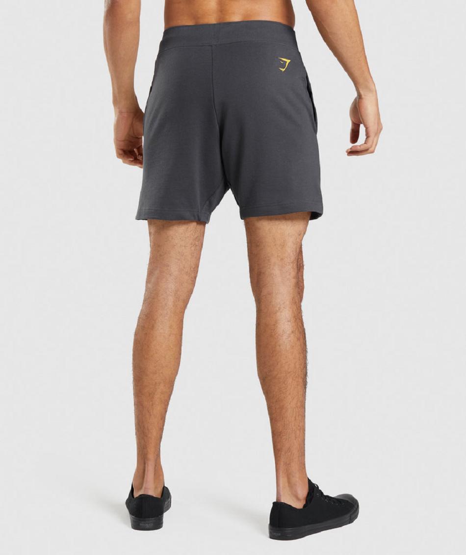 Bermudas Gymshark Bold Hombre Negros Grises | MX_3589GSO