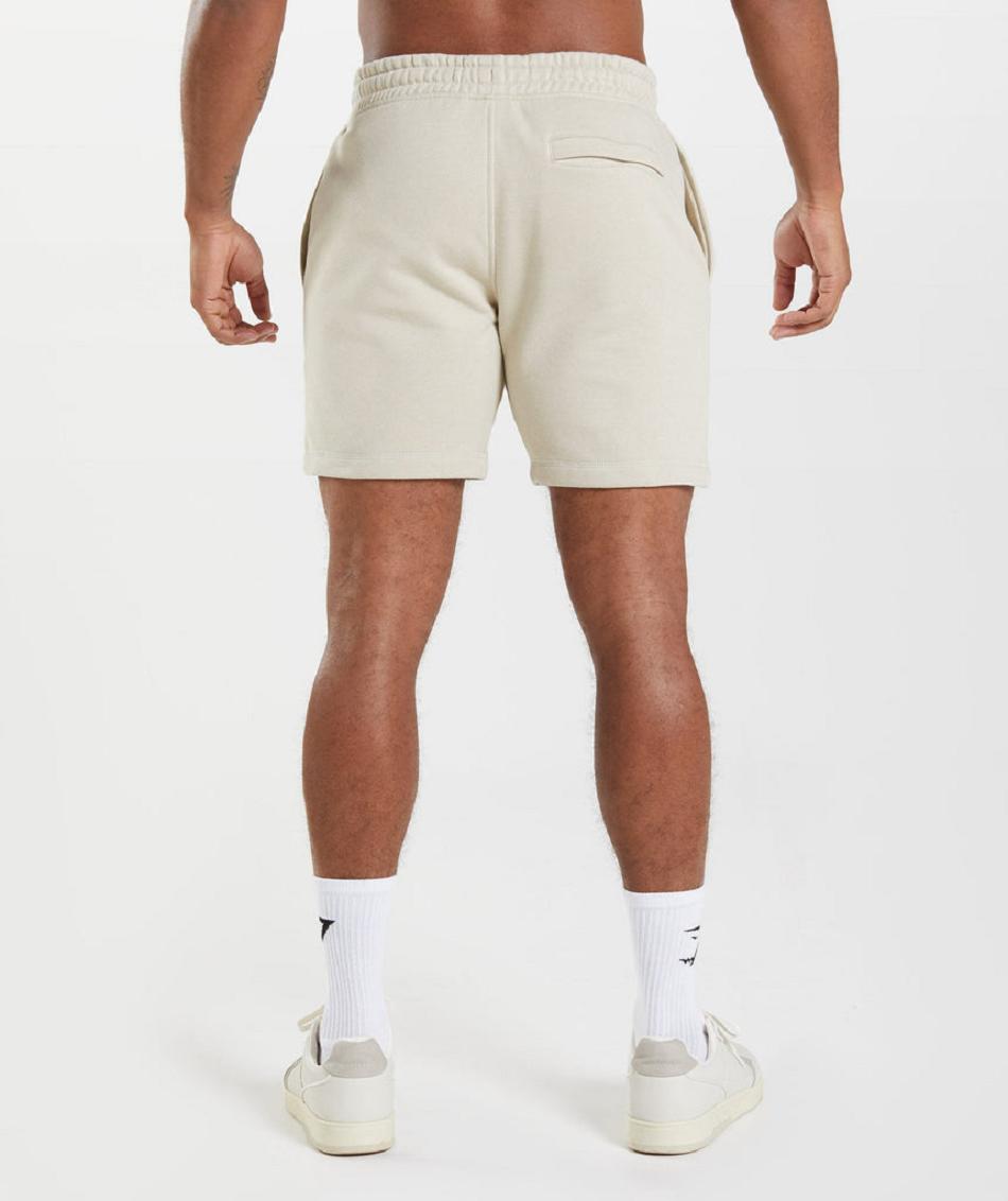 Bermudas Gymshark Crest Hombre Grises | MX_3660ILH